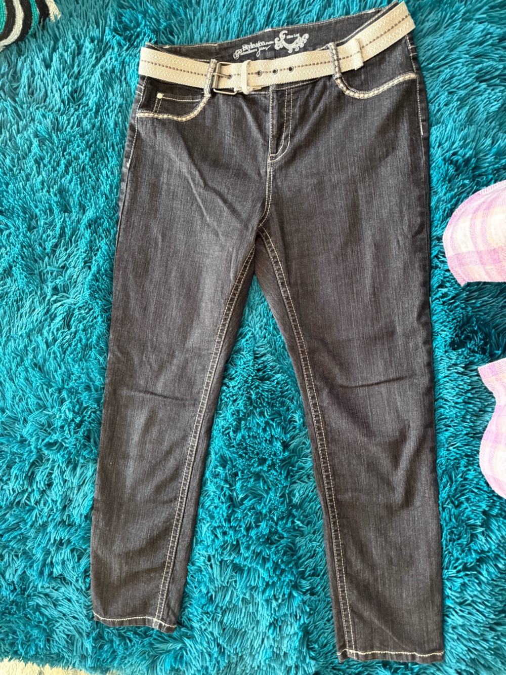 Style & Co. Dark Gray Skinny Jeans